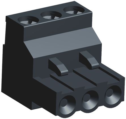 TE Connectivity - 796635-3 - TE Connectivity Buchanan ϵ 5.08mm ھ 3 ·  ɫ ֱ ͷ 796635-3, °װ, ݶж˽		