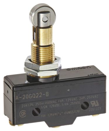 Omron - A-20GQ22-B - Omron IP00 ٶ λ A-20GQ22-B, , SPDT, /, 500V		