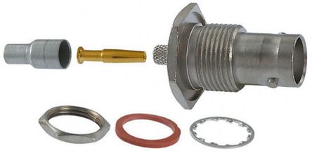 TE Connectivity - 5225398-6 - TE Connectivity BNC ϵ 50 ֱ °װ 尲װ ĸ BNC  5225398-6, ѹ ˽, RG142/URG142A/URG142B/U, 		