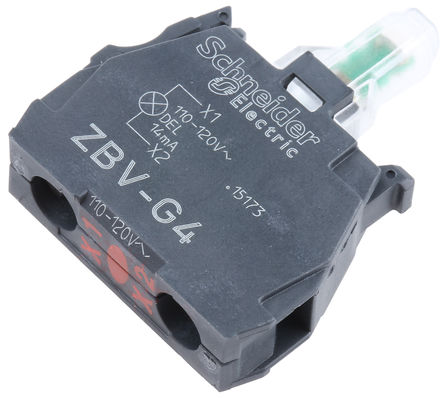 Schneider Electric - ZBVG4 - Schneider Electric XB4 XB5 ϵ  ZBVG4, ɫ LED, ݶӶ		