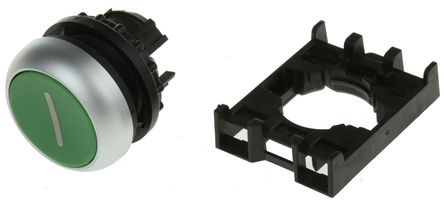 Eaton - M22-D-G-X1+M22-A - Eaton M22 ϵ 22mm  ɫť Բ IP69K ˲ʱ ťͷ M22-D-G-X1+M22-A, "I"		