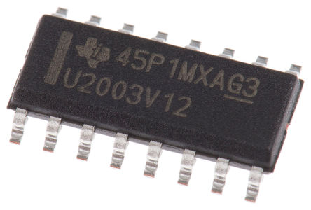 Texas Instruments - ULN2003V12DR - Texas Instruments ULN2003V12DR NPN ֶپܶ, 140 mA, Vce=20 V, 16 SOICװ		