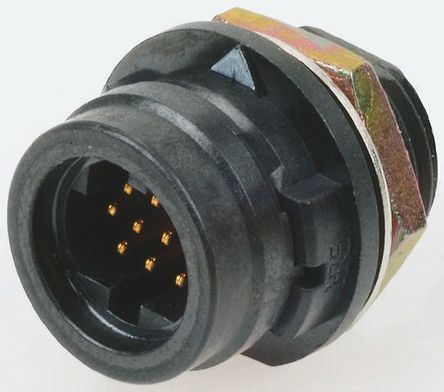 Hirose - HR30-7R-12PC(71) - Hirose HR30ϵ 12· ֱ 尲װ ͷ, 2A		