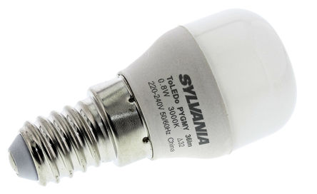 Sylvania - 26508 - Sylvania 800 mW 36 lm GLS LED 灯 26508, E14 灯座, 220 → 240 V (相当于 15W 白炽灯)		