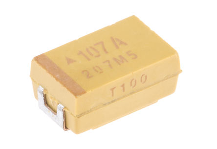 AVX - TPSD107K010R0100 - AVX TPS ϵ 100F 10% SMD  TPSD107K010R0100, 10 V ֱ, 7343-31 װ, 100m ESR, +125C		