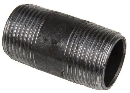 RS Pro - BARREL NIPPLE BLACK 1" - RS Pro BARREL NIPPLE BLACK 1" ɶͷ Ͳƽͷ, 1 in BSPT  (ͷ1), 1 in BSPT  (ͷ2)		