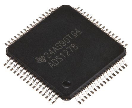 Texas Instruments - ADS1278IPAPT - ADS1278IPAPT 8· 24 λ 144ksps Ƶģת, 64 HTQFPװ		