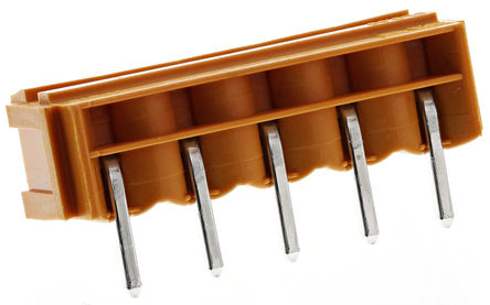 Weidmuller - SL 5.08/05/90B 4.5SN OR BX -1515260000 - Weidmuller OMNIMATE SL ϵ 5· 5.08mmھ (1) ֱ PCB ߶ӿ 1515260000, Ӷ˽, 15A, ͨ		