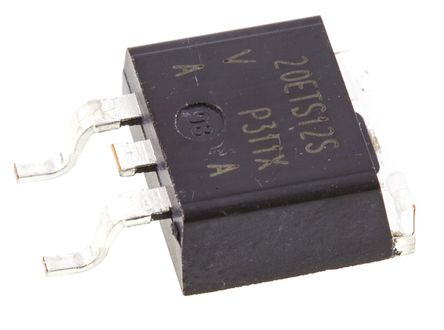 Vishay - VS-20ETS12S-M3 - Vishay VS-20ETS12S-M3 ���� ������, Io=20A, Vrev=1200V, 3���� D2PAK��װ		
