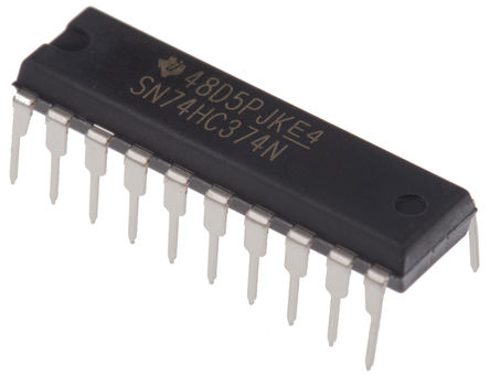 Texas Instruments - SN74HC374N - Texas Instruments SN74HC374N  ̬  IC, , 2  6 VԴ, 20 PDIPװ		