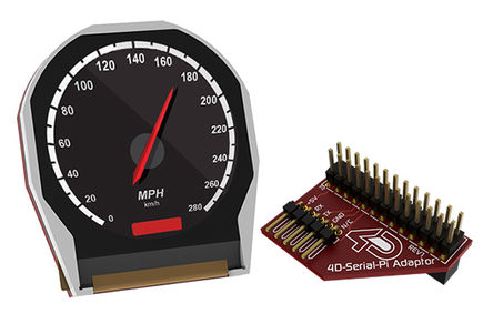 4D Systems - uLCD-220RD-PI - 4D Systems Diablo16 ϵ 1.38in TFT Raspberry Pi LCD ʾ, 220 x 220pixels ֱ, LED  ӿ		