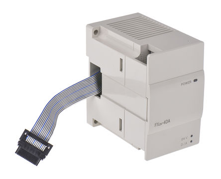 Mitsubishi - FX2N-4DA - Mitsubishi FX1N ϵСFX3G ϵСFX3U ϵ PLC /ģ FX2N-4DA, 4 x I/O, 4  20 mA, 5 V ֱ24 V ֱ, 90 x 55 x 87 mm		