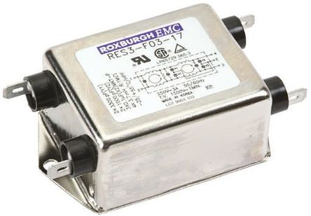 Roxburgh EMC - RES3F03 - Roxburgh EMC RES3 ϵ 3A 250 V /ֱ ̰װ RFI ˲ RES3F03, װƬӶ		