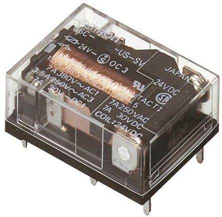 Omron - G6C2117PUS5DC - Omron G6C2117PUS5DC ˫ PCB װ Ǳ̵, 8 A, 5V dc		