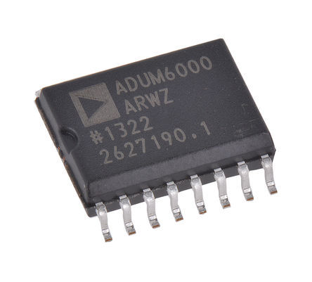 Analog Devices - ADUM6000ARWZ - Analog Devices ADUM6000ARWZ ֱ-ֱת, ʽ, 3  5.5 V,  5 V, 180 MHz, 16 SOIC Wװ		