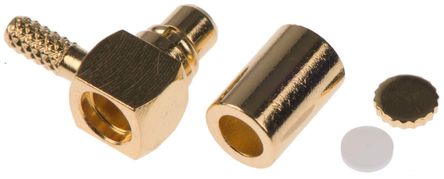 Amphenol - MMCX1112A1-3GT30G-14-50 - Amphenol MMCX1112A1-3GT30G-14-50 50 ֱ °װ MMCX  ͷ, ѹӶ˽, 0  6GHz, RG178 B/U, RG196 A/U		