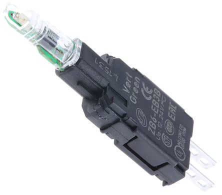 Schneider Electric - ZB6EB3B - Schneider Electric XB6 ϵ  ZB6EB3B, 30 V /ֱ, ɫ LED, Faston Ӷ		