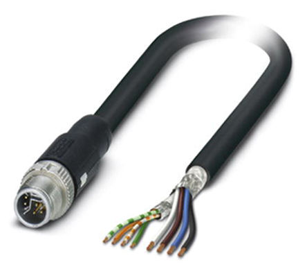 Phoenix Contact - 1407487 - Phoenix Contact 1407487 IP65, IP67 M12  ն˽ͷ 4 о , 500ݣmA6ԴA 30 V 0.15ݣmm20.6Դmm2		