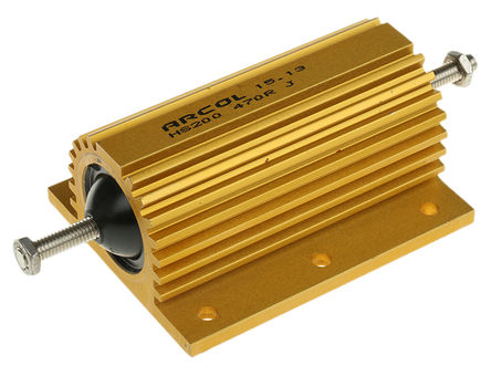 Arcol - HS200 470R J - Arcol HS200 ϵ HS200 470R J 200W 470 5%  尲װ̶ֵ, Ӷ, Ƿװ		