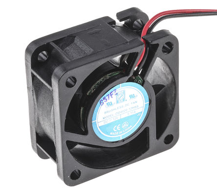 RS Pro - OD4020-12HSS - RS Pro OD4020 ϵ 1.2W 12 V ֱ  OD4020-12HSS, 15.3m3/h, 7800rpm, 40 x 40 x 20mm		