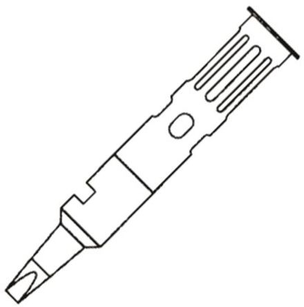 Weller - T0051644499 - Weller 60 01 02, 2.4 mm ֱ ͷ, ʹWP60 		