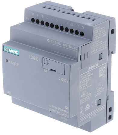 Siemens - 6ED1052-2FB00-0BA8 - Siemens LOGO! 8 ϵ 6ED1052-2FB00-0BA8 ̫ ߼, RJ45, ̵, 8 x , 4 x , 115 V /ֱ230 V /ֱ		