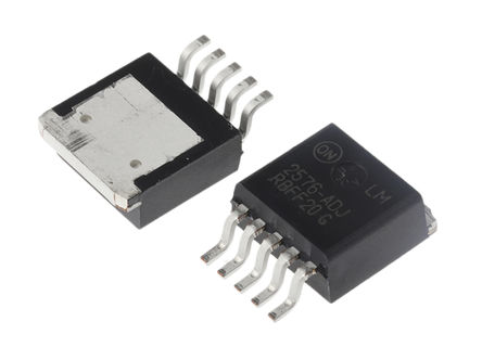 ON Semiconductor - LM2576D2T-ADJG - ON Semiconductor LM2576D2T-ADJG ѹ ѹ, Ϊ 40 V, 3A, 1.23  37 V, 52 kHz߿Ƶ, 5 D2PAKװ		