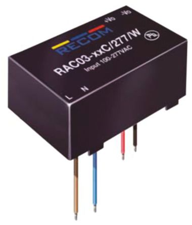 Recom - RAC03-3.3SC/277/W - Recom 3W  ǶʽģʽԴSMPS RAC03-3.3SC/277/W		