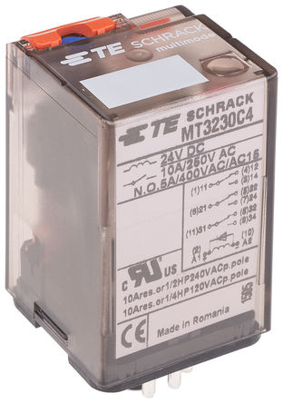 TE Connectivity - MT3230C4 7-1393091-9 - TE Connectivity MT3230C4 7-1393091-9 3 ˫ ʽ Ǳ̵, 24V dc		