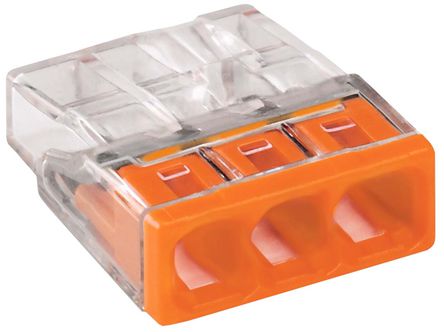 Wago - 2273-203 - Wago 2273-203 3 · ӿ, °װ, ߶˽, 18  14 AWG߹, 24A, 450 V		