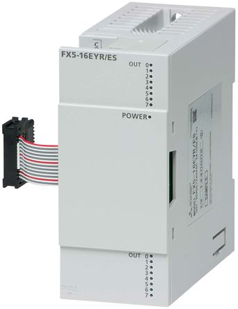Mitsubishi - FX5-16EYR/ES - Mitsubishi FX5 ϵ PLC /ģ FX5-16EYR/ES, 40 x 90 x 83 mm		
