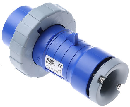 ABB - 2CMA166722R1000 - 232P6W - ABB Tough & Safe ϵ ɫ 2P+E ҵԴ °װ ͷ 2CMA166722R1000 - 232P6W, 32A, 200  250 V, IP67		