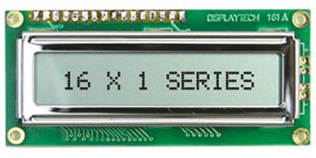 Displaytech - 161A-BC-BC - Displaytech ͸ ĸ LCD ɫʾ 161A-BC-BC, LED, 116ַ		