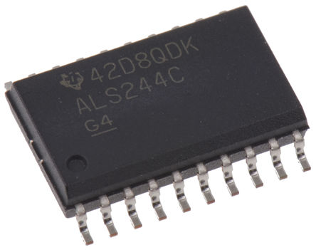 Texas Instruments - SN74ALS244CDW - Texas Instruments SN74ALS244CDW ALS ϵ 8λ ̬ Ƿ ·, 20 SOICװ		