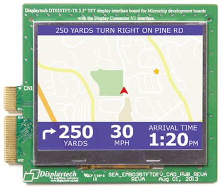 Displaytech - EMB035TFTDEV - Displaytech LCD ׼ EMB035TFTDEV		