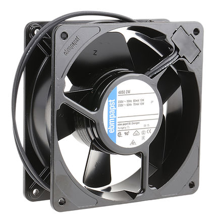 ebm-papst - 4850ZW - ebm-papst 4850 ϵ 13W 230 V   4850ZW, 100m3/h, 1700rpm, 119 x 119 x 38mm		
