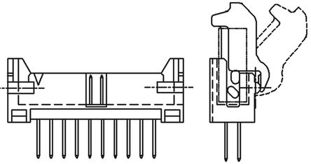 TE Connectivity - 1393586-8 - TE Connectivity ML ϵ 10· 2.54mmھ (2) ֱ PCB  1393586-8, Ӷ˽, ͨ		