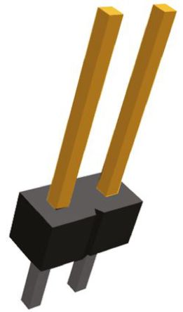 TE Connectivity - 5-146277-2 - TE Connectivity AMPMODU Mod II ϵ�� 2· 2.54mm�ھ� (1��) ֱ ���Ź��� 5-146277-2, ���Ӷ˽�, ͨ��		