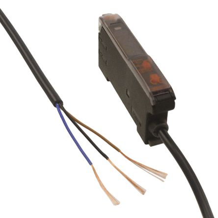 Omron - E3X-DA41-N - Omron E3X-DA41-N ˴, ɫ LEDԴ, PNP, 960 mW, IP50, 12  24 V ֱ		