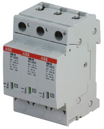 ABB - OVR PV 40 600P - ABB OVR ϵ 600 V 40kA ӿŵ OVR PV 40 600P, DIN 찲װ, 42.5 x 63 x 85mm		