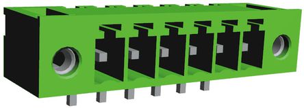 TE Connectivity - 284539-6 - TE Connectivity Buchanan ϵ 3.5mm ھ 6 ·  ɫ ֱ PCB  284539-6, ӡˢ·尲װ, ݶ˽		