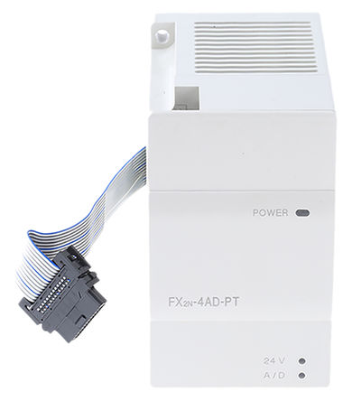 Mitsubishi - FX2N-4AD-PT - Mitsubishi FX2N ϵСFX3U ϵ PLC /ģ FX2N-4AD-PT, 4 x I/O, 5 V ֱ24 V ֱ, 90 x 55 x 87 mm		