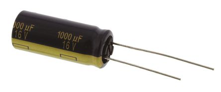 Panasonic - EEUFC1C102 - Panasonic FC  ϵ 16 V ֱ 1000F ͨ  EEUFC1C102, 20%ݲ, 45m(ֵ), +105C		