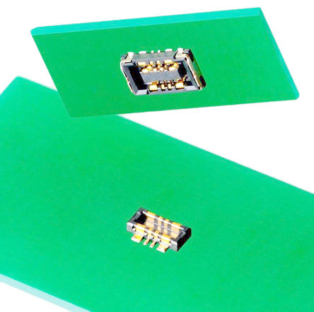 Molex - 505006-0810 - Molex SLIMSTACK ϵ 4Դ4źţ· 0.4mmھ (2) ֱ PCB  505006-0810, Ӷ˽, 3 A, 300 mA, 氲װ		