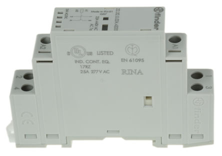 Finder - 22.32.0.024.4320 - Finder 22.32.0.024.4320 DPNO DIN Rail Ǳ̵, 25 A, 24V ac/dc		