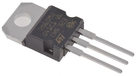 STMicroelectronics - STP7N60M2 - STMicroelectronics MDmesh M2 ϵ Si N MOSFET STP7N60M2, 5 A, Vds=650 V, 3 TO-220װ		