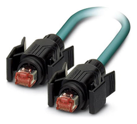 Phoenix Contact - 1404360 - Phoenix Contact 1404360 IP67 RJ45  RJ45 4 о  100 V 0.14 mm2, 26 AWG		