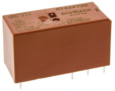 TE Connectivity - RT424730 - TE Connectivity RT424730 ˫˫ PCB װ Ǳ̵, 230V		