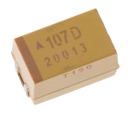 AVX - TPSE107K020R0150 - AVX TPS ϵ 100F 10% SMD  TPSE107K020R0150, 20 V ֱ, 7343-43 װ, 150m ESR, +125C		