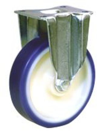 LAG - 36127 - Plate Mounting, Fixed Castor, 200mm Dia		